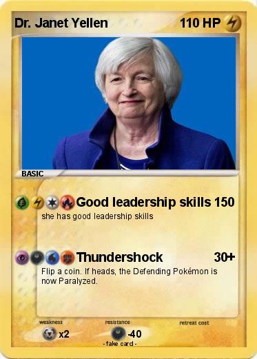 Pokemon Dr. Janet Yellen