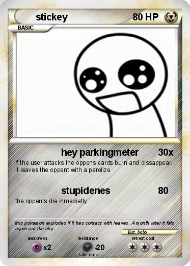 Pokemon stickey