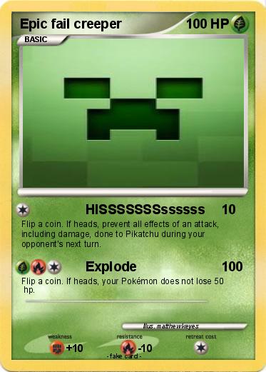Pokemon Epic fail creeper