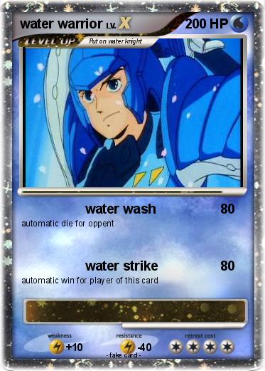 Pokemon water warrior