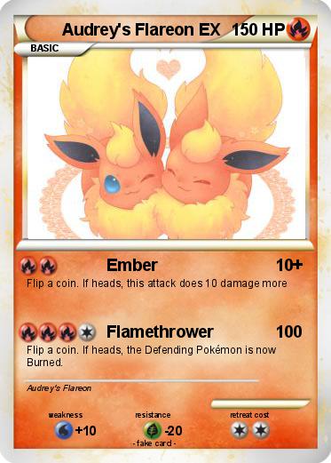 Pokemon Audrey's Flareon EX