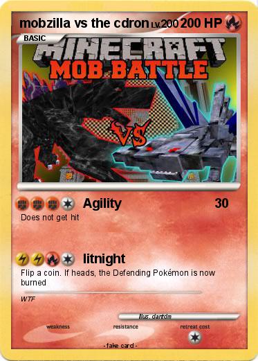 Pokemon mobzilla vs the cdron