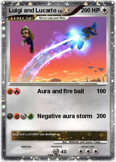 Pokemon Luigi and Lucario