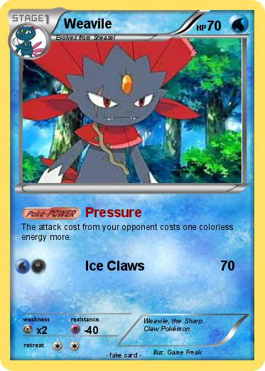 Pokemon Weavile