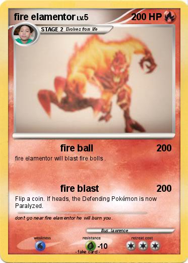Pokemon fire elamentor