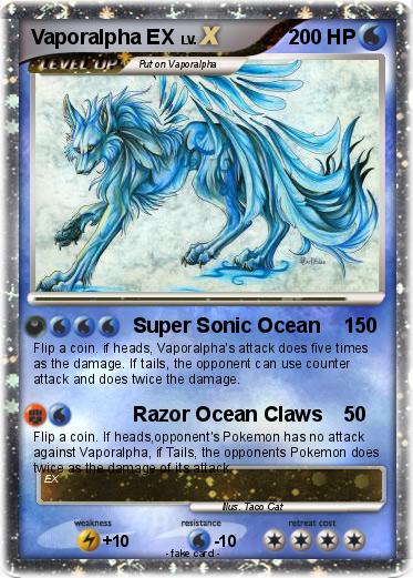 Pokemon Vaporalpha EX