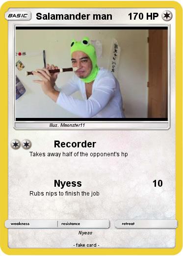 Pokemon Salamander man