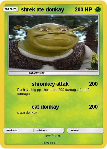 Pokemon shrek ate donkay