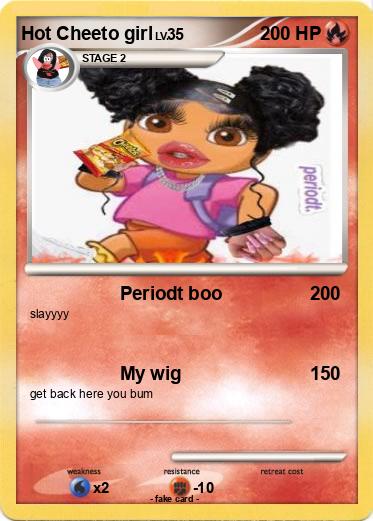 Pokemon Hot Cheeto girl