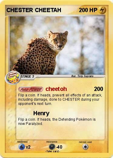 Pokemon CHESTER CHEETAH