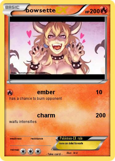Pokemon bowsette