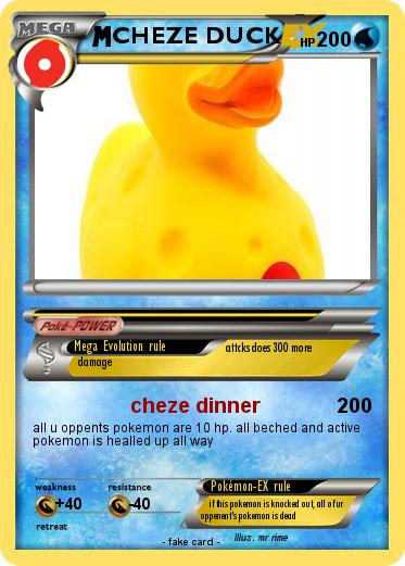 Pokemon CHEZE DUCK