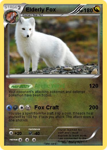 Pokemon Elderly Fox