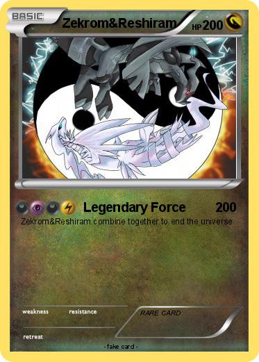 Pokemon Zekrom&Reshiram