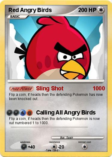 Pokemon Red Angry Birds