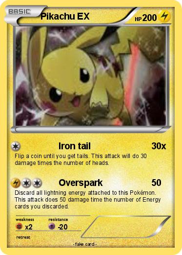 Pokemon Pikachu EX