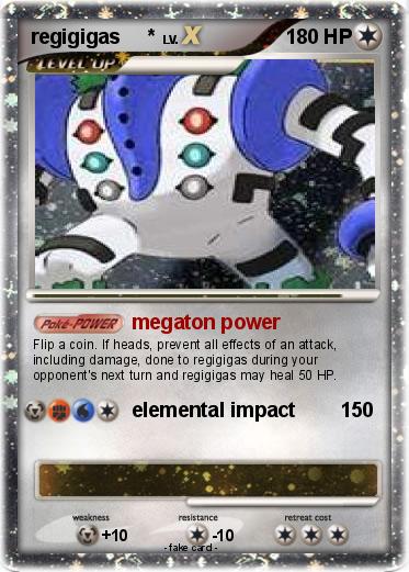 Pokemon regigigas     *