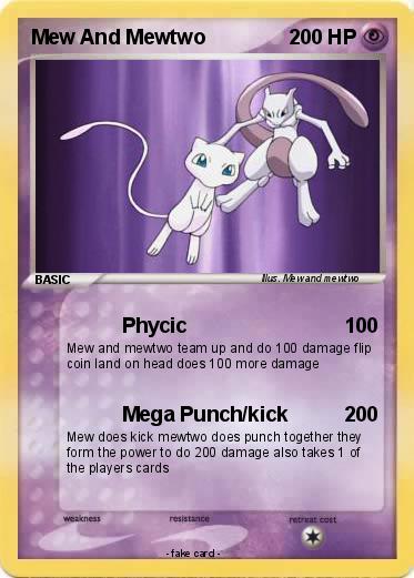 Pokemon Mew And Mewtwo