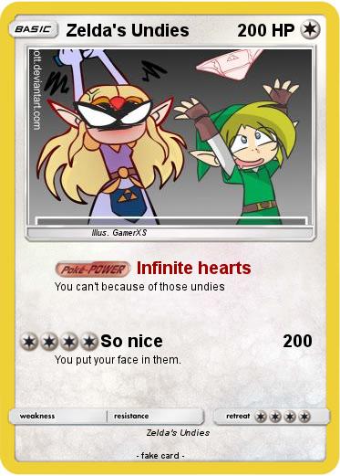 Pokemon Zelda's Undies