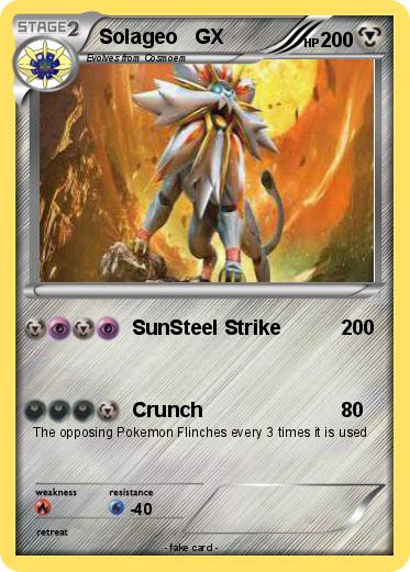 Pokemon Solageo   GX