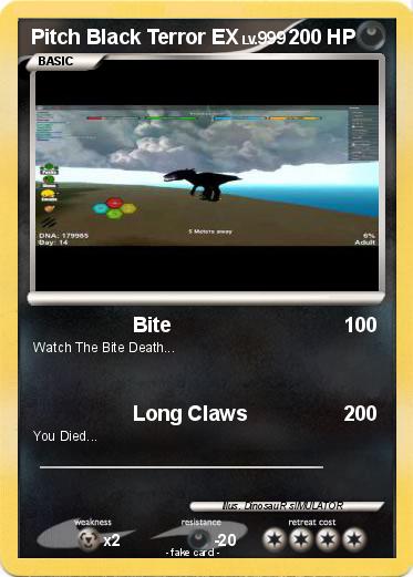 Pokemon Pitch Black Terror EX