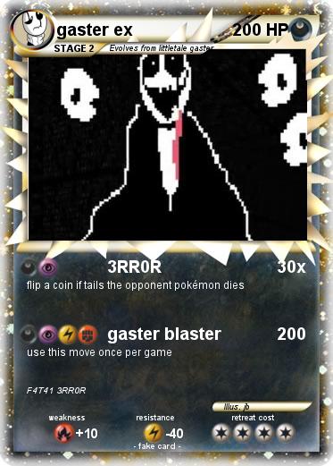 Pokemon gaster ex