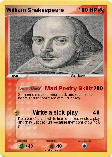 Pokemon William Shakespeare