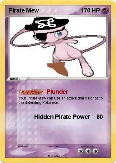Pokemon Pirate Mew
