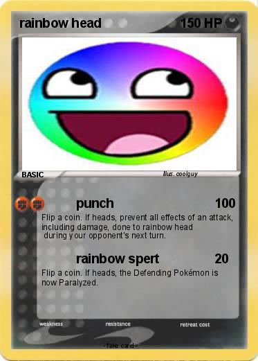 Pokemon rainbow head