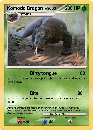 Pokemon Komodo Dragon