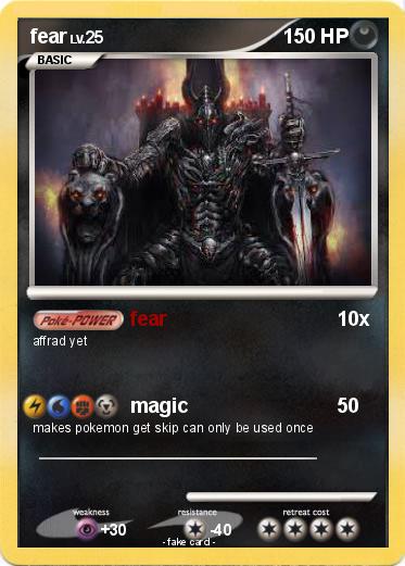 Pokemon fear