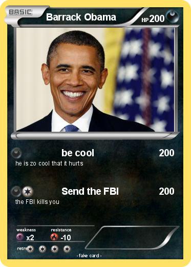 Pokemon Barrack Obama