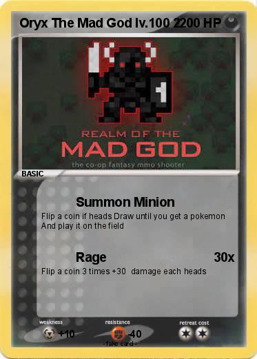 Pokemon Oryx The Mad God lv.100 2