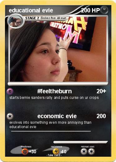 Pokemon educational evie