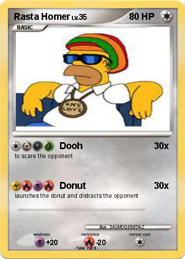 Pokemon Rasta Homer
