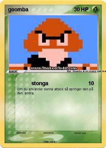 Pokemon goomba