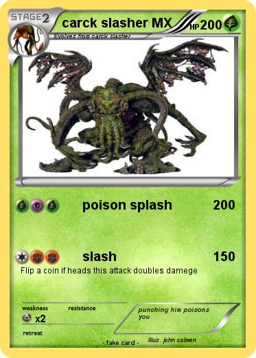 Pokemon carck slasher MX