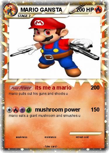 Pokemon MARIO GANSTA