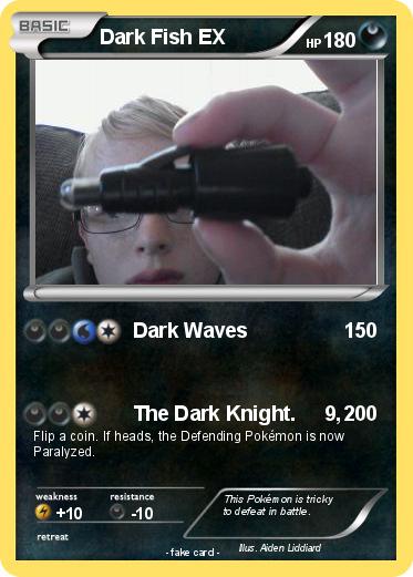 Pokemon Dark Fish EX