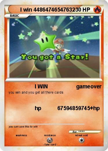 Pokemon I win 44864746547632