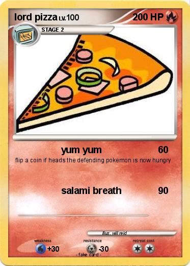 Pokemon lord pizza