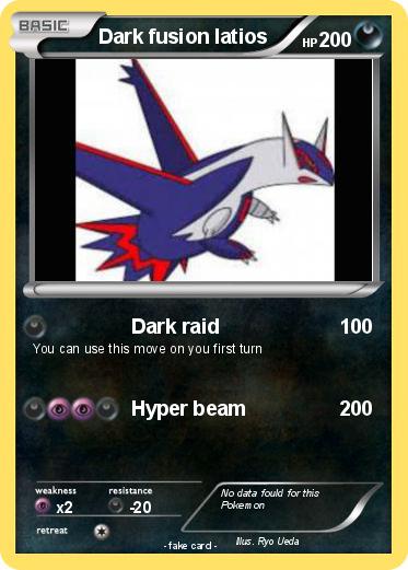 Pokemon Dark fusion latios