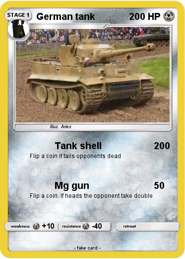Pokemon German tank