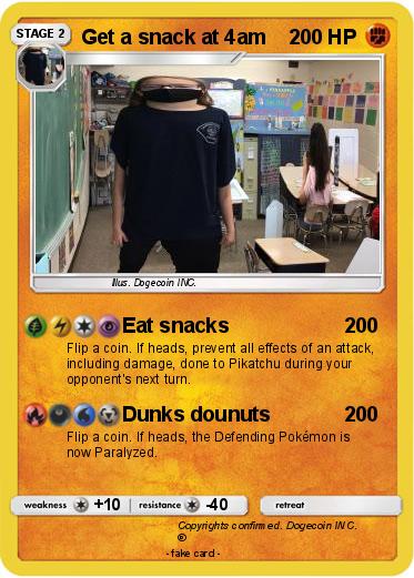 Pokemon Get a snack at 4am