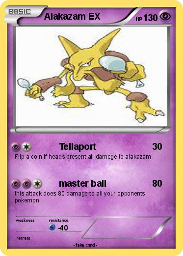 Pokemon Alakazam EX