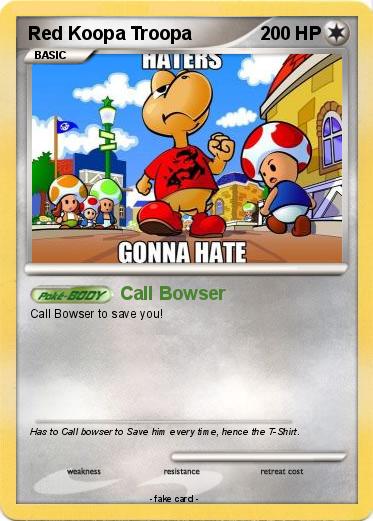 Pokemon Red Koopa Troopa