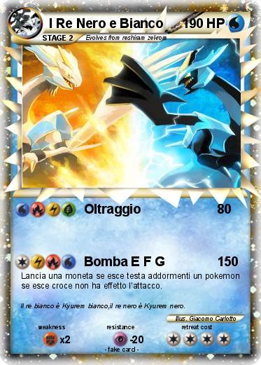 Pokemon I Re Nero e Bianco
