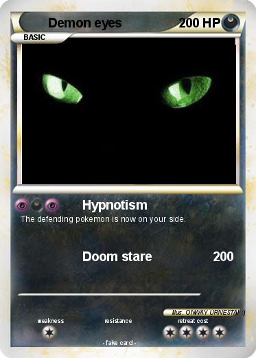 Pokemon Demon eyes