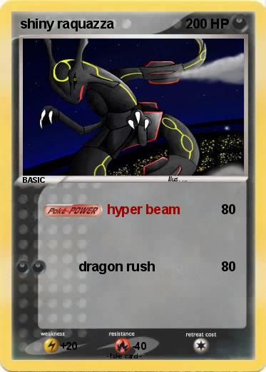 Pokemon shiny raquazza