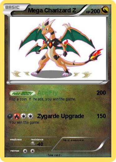 Pokemon Mega Charizard Z